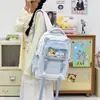 Mochila Bolsa Ita Japonesa Gran Capacidad Estilo Escolar Femenina Versátil Bolso de Hombro Cruzado