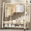 Perchero de pie, perchero de lujo para dormitorio, tendedero móvil para interiores, simple y resistente, diseño engrosado
