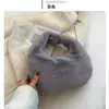 Bolsa de Pelúcia Fofa de Dumpling para o Dia a Dia Versátil Bolsa de Mão Fashion Bolsa com Design de Alto Valor
