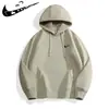 Sudadera con capucha para hombre, transfronteriza, primavera y otoño, color liso, corte holgado, camiseta deportiva de manga larga, capa base, estilo cálido, retro