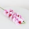 Película de 9 cabezas de phalaenopsis, impresión 3D, tacto real, flor artificial, decoración para el hogar, boda, hotel, adornos florales falsos, venta al por mayor