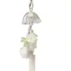 Cadena para Teléfono de Trébol de Cuatro Hojas Cadena de Adorno de Carrillón de Viento de Hoja de Arce de la Suerte Cadena de Cristal Ccd Colgante de Cámara Accesorio para Bolso