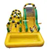 Resbaladilla Inflable Grande para Exteriores, Resbaladilla Engrosada y Resistente al Desgaste para Parque Infantil, Equipo de Diversión Plegable Portátil