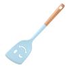 Juego de 12 Piezas de Utensilios de Cocina de Silicona con Mango Largo de Madera a Juego de Color Nórdico Morandi Espátula Especial de Silicona Antiadherente para Olla