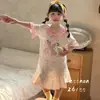 Pijama de Verano para Padres e Hijos Clase a Pijama de Algodón Modal Pijama de Algodón Ropa para el Hogar