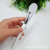 Brocha para Mascarilla de Varilla Transparente Tipo Untar Brocha para Mascarilla de Barro Suave de Silicona Herramienta de Belleza Facial de Silicona para Spa Facial