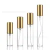 Frasco Borrifador Portátil 5ml 10ml Frasco de Perfume de Vidro Frasco Borrifador Cosmético Hidratante de Viagem Frasco de Recarga de Perfume
