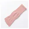 Calcetines de Yoga de Cinco Dedos del Fabricante Original, Calcetines Deportivos Profesionales Antideslizantes de Cinco Dedos hasta la Mitad de la Pantorrilla, Calcetines de Cinco Dedos Divididos para Pilates en Suelo para Todas las Estaciones