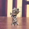 Cobre Puro Latón Píldora Mágica Nezha 2 Niño Demonio Mente Espíritu Cuentas Ao Bing Adornos Hecho a Mano-Muñeca Estatua Juguete Manualidades