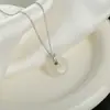 Colar geométrico inspirado em design, moderno e versátil, simples e de nicho, galvanizado ecológico, atacado de lojas de Yiwu