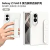 Adecuado para Samsung Zfold Funda para Teléfono Plegable con Correa Elástica para la Muñeca Integrada Funda Protectora Color Sólido Fold5 Funda Apple Duo