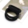 Explosiones marrón leche anillo sin costuras de alta elasticidad anillo para el cabello 100 cuerda para el cabello coleta alta 4cm anillo liso banda de goma