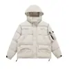Invierno 2023 nueva marca de moda chaqueta de plumón color liso versátil transmisión en vivo empuje principal datos calientes casual para pareja chaqueta de plumón