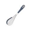 Batidor de Huevos Multifuncional Nórdico con Raspador de Silicona Raspador de Crema de Acero Inoxidable Batidora Herramienta de Cocina para Hornear