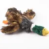 Pato dos desenhos animados brinquedos de pelúcia cão resistência à mordida som estridente brinquedo para animais de estimação limpeza dentes mastigar suprimentos