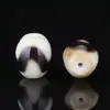Ágata Marrom Natural e Branca Contas Dzi Genuínas Soltas para Pulseiras, Espaçadores, Colares, Pingentes e Acessórios Atacado