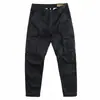 Pantalones de Peto para Hombre Estilo Coreano Modernos Rectos Holgados Casuales Moda Otoño Simples Múltiples Bolsillos Pantalones de Protección Laboral para Hombre