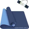 Tapete de Yoga TPE Transfronteiriço de Fábrica Antiderrapante Espessado Dupla Face Tapete de Yoga Dança Pular Corda Tapete de Yoga Silencioso Tamanho Grande
