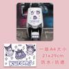 Pegatinas para moto eléctrica Hello Kitty Sanrio Hello Kitty lindas dibujos animados KT coche a batería pegatinas anti-rayones