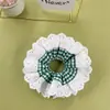 Nuevo anillo para el pelo de encaje 2022 hecho a mano francés hueco de algodón anillo de intestino grueso personalizado moda anillo para el pelo