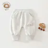 Calça-fralda Grande para Bebê Outono e Inverno Unissex Calça Casual para Bebê Calça de Moletom Fina com Forro de Lã para Crianças Calça Harem