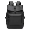 Mochila Simple de Estilo Nuevo, Bolso de Viaje Casual para Hombre, Mochila para Computadora, Ligera para Estudiante Universitario, para Ir a la Escuela, Moderna