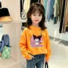 Tops de Algodón Puro con Estampado de Dibujos Animados para Niñas Pequeñas, Tendencia Otoño 2026 Nuevas Prendas de Manga Larga para Bebés Niñas