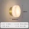 Luminária de parede para cabeceira de quarto de mármore transfronteiriça, luminária de parede de designer criativo nórdico para sala de estar, escritório de vendas, saguão, hotel