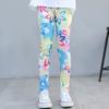 Leggings para Niñas AliExpress EabyWish Primavera y Otoño Pantalones Elásticos Estampados Finos Estilo Coreano Pantalones para Niños Medianos y Grandes