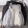 Moletom com capuz cardigã solto simples estilo Hong Kong masculino nicho moderno bonito estiloso quente versátil moletom com zíper moderno