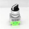 Interruptor de botón de parada de emergencia con cabezal tipo hongo serie LA38/LA37 con orificio de autobloqueo/reinicio automático, interruptor giratorio de 22 mm