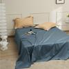Hoja de Cama Sencilla de Color Sólido de una Pieza, Funda de Almohada, Sábana Ajustable de Algodón Puro de Fibra Larga de Xinjiang para Todas las Estaciones, 60 Piezas, 200*220cm