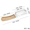 Cuchillo pelador de acero inoxidable, raspador de cocina, pelador doméstico, cuchillo de caña gruesa, cuchillo para piña, lechuga, cáscara de calabaza.