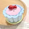 Accesorios de Resina para Pastel de Crema Estéreo Grande Pegamento de Crema Adornos DIY Llavero para Puerta de Refrigerador Piezas de Material Decorativo