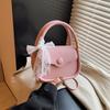Bolsa Quadrada Pequena da Moda 2025 Verão Nova Casual Simples Design de Nicho Bolsa de Ombro Transversal Feminina