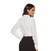Mono de Chifón de Manga Larga con Cuello Cuadrado, Ajuste Delgado, Rayas Simétricas Decorativas, Nuevo Estilo Primavera/Verano 2025 para Mujer
