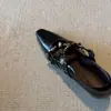 2026 Novo Moda Nicho Estilo Boêmio Sapatos Mary Jane para Mulheres com Design Oculto de Aumento de Altura, Bico Quadrado, Tira Única
