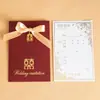 Nuevo Estilo Invitaciones de Boda Chinas al por Mayor Invitaciones de Boda Sencillas con Estampado Dorado Impresión 2026 Invitaciones de Boda Invitaciones para Banquete de Boda