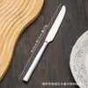 Cuchillo de Cintura Pequeño, Tenedor y Cuchara de Acero Inoxidable, Juego Grande de Vajilla, Cuchillo y Tenedor para Bistec, Tenedor para Fruta de Hotel Restaurante, Cuchara para Café