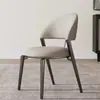 Cadeira de Jantar Leve de Luxo, Mesa e Cadeiras de Jantar Modernas e Simples para Casa, Celebridade da Internet Italiana Normcore Escandinavo Hotel Encosto Banqueta de Mahjong