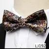 Gravata Borboleta Masculina para Negócios, Casamento, Festa, Traje de Noite, Gravata Borboleta de Poliéster Seda Jacquard, Gravata Borboleta Formal Retro de Alta Qualidade