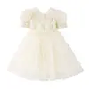 Fantasias de Performance Infantil Jardim de Infância Meninos e Meninas Cerimônia de Formatura Coro Pequeno Apresentador Vestido Saia de Gaze Bufante