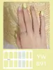 Pegatinas para uñas TE, sin cocción, de moda, finas, arte de uñas de cobertura completa listo para usar, pegatinas de uñas vestibles temu, Sudeste Asiático, Japón, Corea