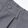 Shorts Plissados para Terno Estilo Retro Americano Old Money para Homens, Simples Baggy Cool Estilo Yamamoto Soltos de Perna Larga Cinco Pontos