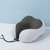 Almohada de Memoria con LOGOTIPO Personalizado Almohada en Forma de U Protección del Cuello Almohada para Coche Almohada Cervical Espuma Viscoelástica Almohada de Viaje Almohada Cervical en Forma de U