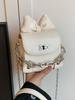 Bolso de Textura Nicho Ins Bolso de Mujer 2024 Verano Nueva Moda Bolso Cuadrado Pequeño Elegante Combinable Bolso de Hombro Cruzado