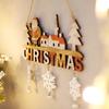 Novas decorações de Natal pingente criativo Papai Noel decorações fofas número da porta enfeites de geladeira venda quente