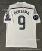 Versão da Liga dos Campeões 14-15 Uniformes de Futebol do Real Madrid Casa e Fora Manga Longa e Curta Ronaldo Ramos Benzema Manga Longa Camisa Retrô