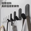 Ganchos sin perforación, sin rastro, alta capacidad de carga, ganchos adhesivos de pared para cocina y baño, colgadores de pared para abrigos y sombreros en la entrada