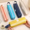 Estuche de Lápices Simple Portátil de Tela Oxford para Estudiantes, Bolsa para Lápices de Gran Capacidad para Guardar Material de Oficina, Bolsa Creativa de Papelería para Temporada de Graduación